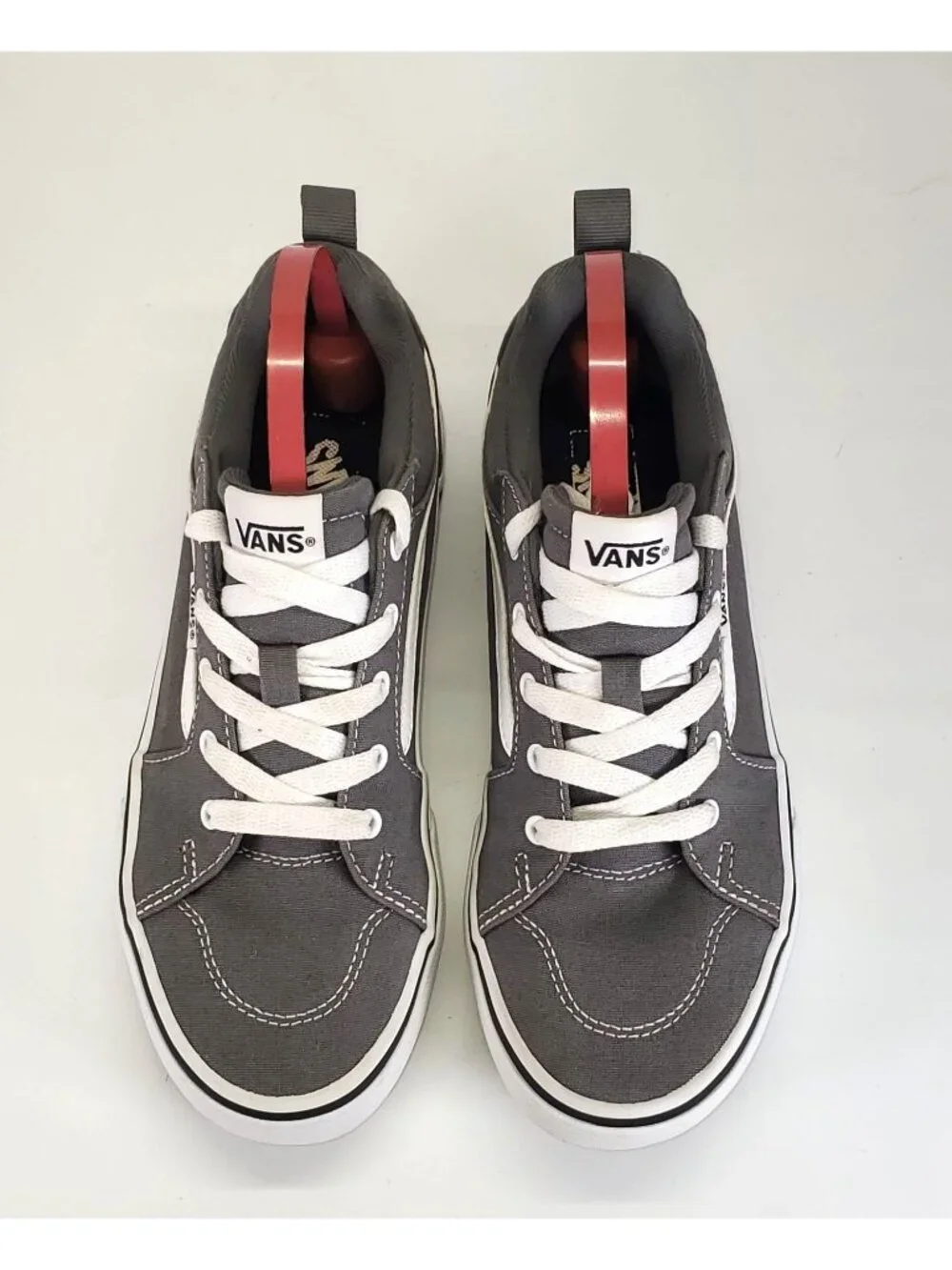 Vans Gray Canvas Filmore Old Fashion Kids' Skate Shoes Size 4 Youth 1684